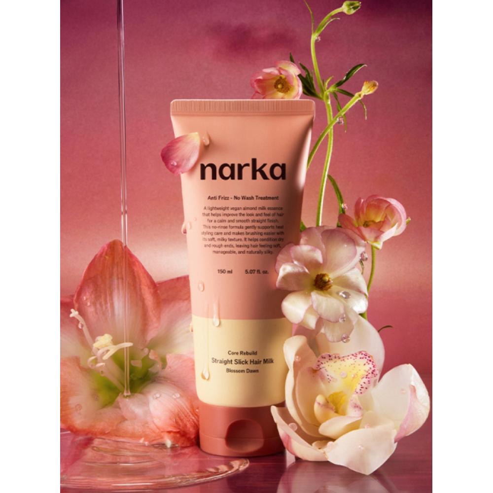 Narka [set Of 2] Straight Slick Hair Milk 150ml+Hair Mist 20ml Free