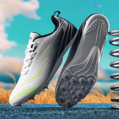 Lightweight Breathable Track & Field Sprint Spike Training Shoes