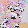 Cute Cartoon 3D Panda Sticker Creative Fun Stress-relieving Rubber Ass Paws Decor Pinch-pinch Phone Case Journal Sticker for kid