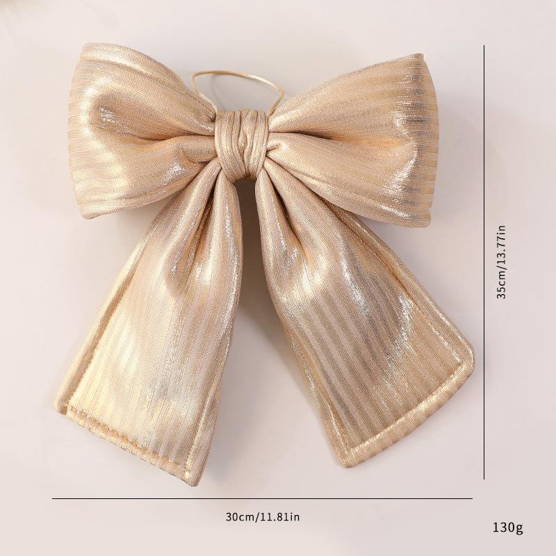 Soft Velvety Fabric Bowknot Christmas Tree Ornament For Mantels Wedding Festival Celebration Decoration