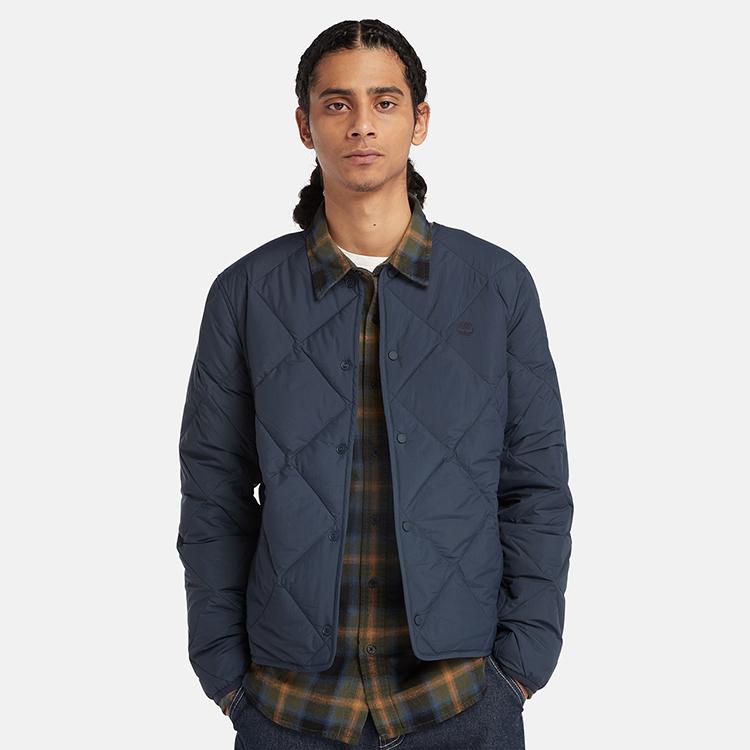 Timberland Solid Color Casual Comfortable Outdoor Warm Sleeveless Down Jacket Men Jacket Deep-Sapphire-Blue A6G6D-433