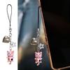 Practical Handmade Beadwork Cats Hanging Ornament Versatile Phone Charm Portable for Styles Upgrades Daily Use