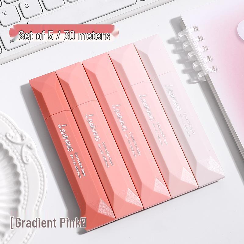 Gradient Aesthetic Correction Tape for Students - Instagram-Style, Pen-Style Design