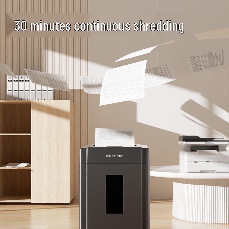 Deli Security Level 5 Paper Shredder 33043 CN plug (adapter included)