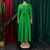 Damen Frühling/Sommer Neue Mode Temperament Binden Afrikanisch Übergröße Maxikleid Importiertes Kleid