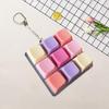 Tastatur Fidget Schlüsselanhänger 9 Tasten Tragbar Clicker Sensorisches Spielzeug für Teenager Erwachsene Büro Zuhause