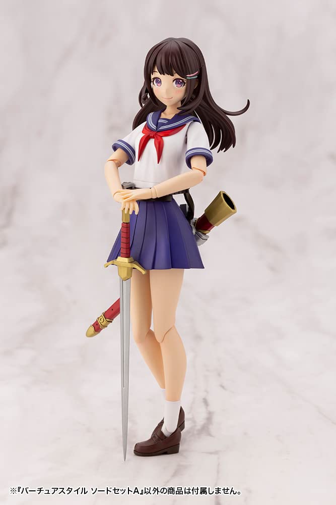 Kotobukiya Modeling Support Goods Virtua Style 01 Sword Set Total Length Approximately Plastic Model M.S.G A, 105mm, Non-Scale
