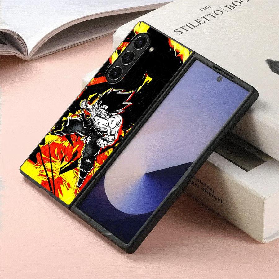Dragon Ball Anime Goku Case for Samsung Galaxy Z Fold 7 6 5 4 3 ZFold7 ZFold5 ZFold3 ZFold6 ZFold4 Back Phone Cover