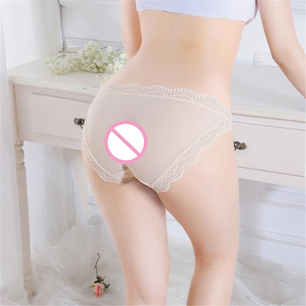 Women Sexy Tulle Lace Low Waist Sensuality Panties Underwear