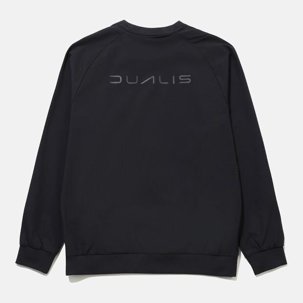 DESCENTE Dualis Woven Sweatshirt Black Sr111Dwh21