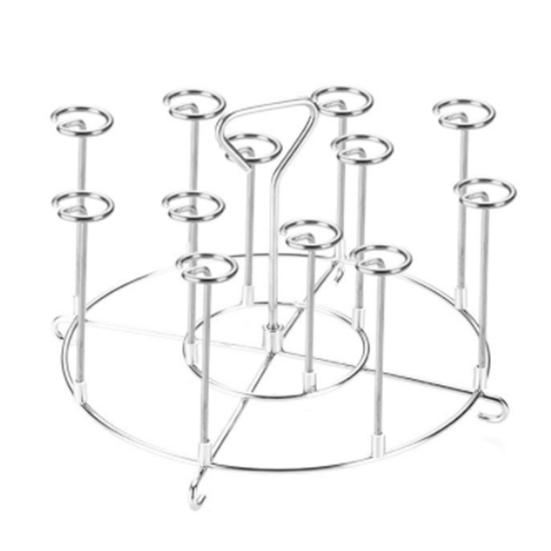 

Stainless Steel BBQ Vertical Skewers for Air Fryer Grill Set of 15 Skewers Detachable Heat-Kitchen Tools for Cafe Restaurant Bakery Small