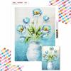 New Arrival 5D DIY Full Circle Diamond Painting "Flower Arrangement" Embroidery Cross Stitch Home Decor Gift
