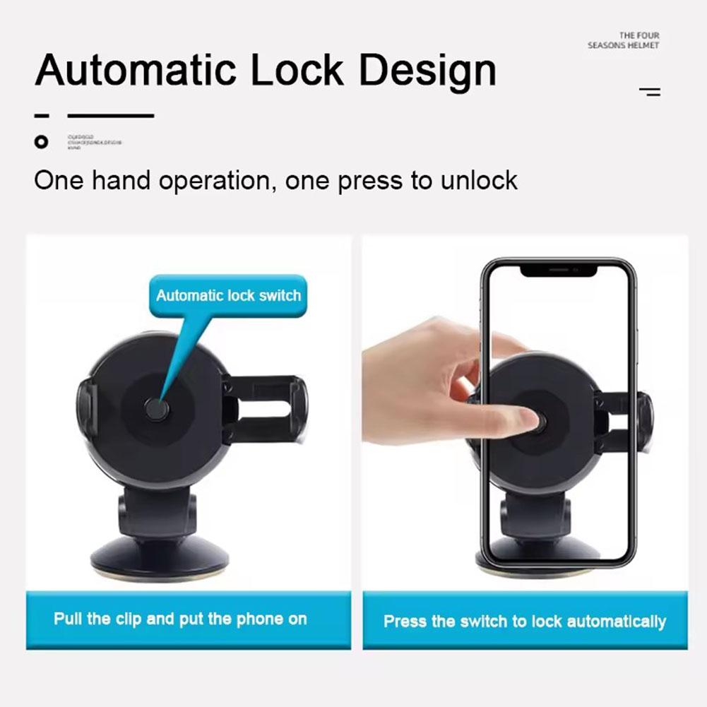 Car Phone Holder 360° Windshield Mobile Cell Support Smartphone Universal Mount Stand For iPhone 12 11 7 8