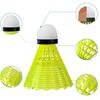 Pack of 12 Nylon Badminton Shuttlecocks for and Sports Equipment Practice, Lightweight, Durable, Indoor/Outdoor Use,