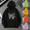 Butterfly Personality Fun Women's Fashion Hoodie Sweatshirt Casual Soft Women's Hoodie Graphic T Shirts Retro Women Clothing Y2K