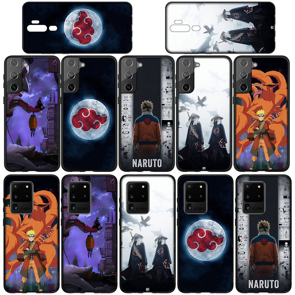 Phone Case for iPhone 17 15 16 Plus Redmi Note 14 12 11 13 Pro Max Huawei P30 P20 Lite Y9 OPPO A60 A40 A80 A38 A54 A17 Akatsuki Narutos Anime Cover