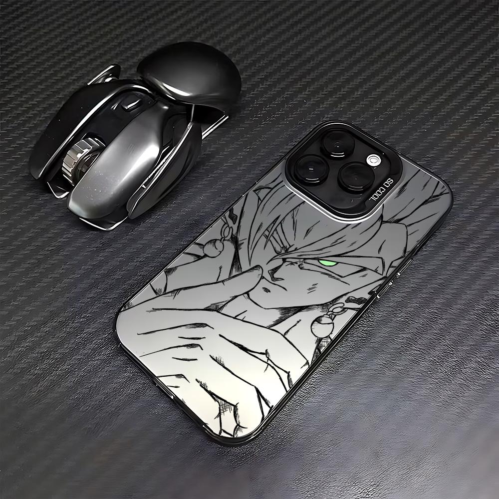 Anime Line Super Warrior Phone Case For Samsung Galaxy S26 S25 S24 S23 S22 S21 S20 Note20 FE Ultra Edge Plus 4G 5G Matte Cover