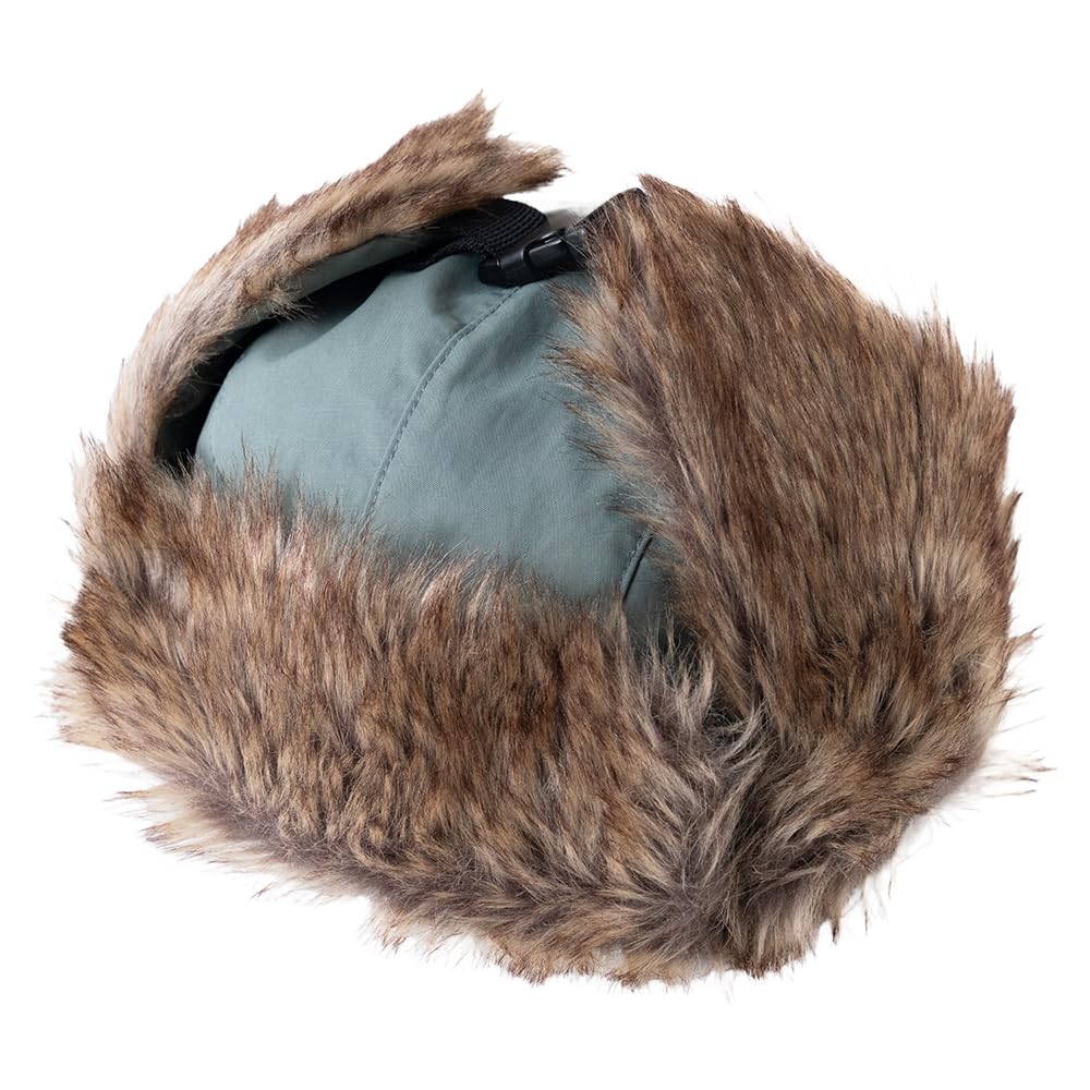 

Кепка Terra Journey Кепка-ушанка Шапка-ушанка Большие размеры Меховые уши Защита от холода Снег Теплый отдых на природе Сноубординг Лыжи Кемпинг Горы