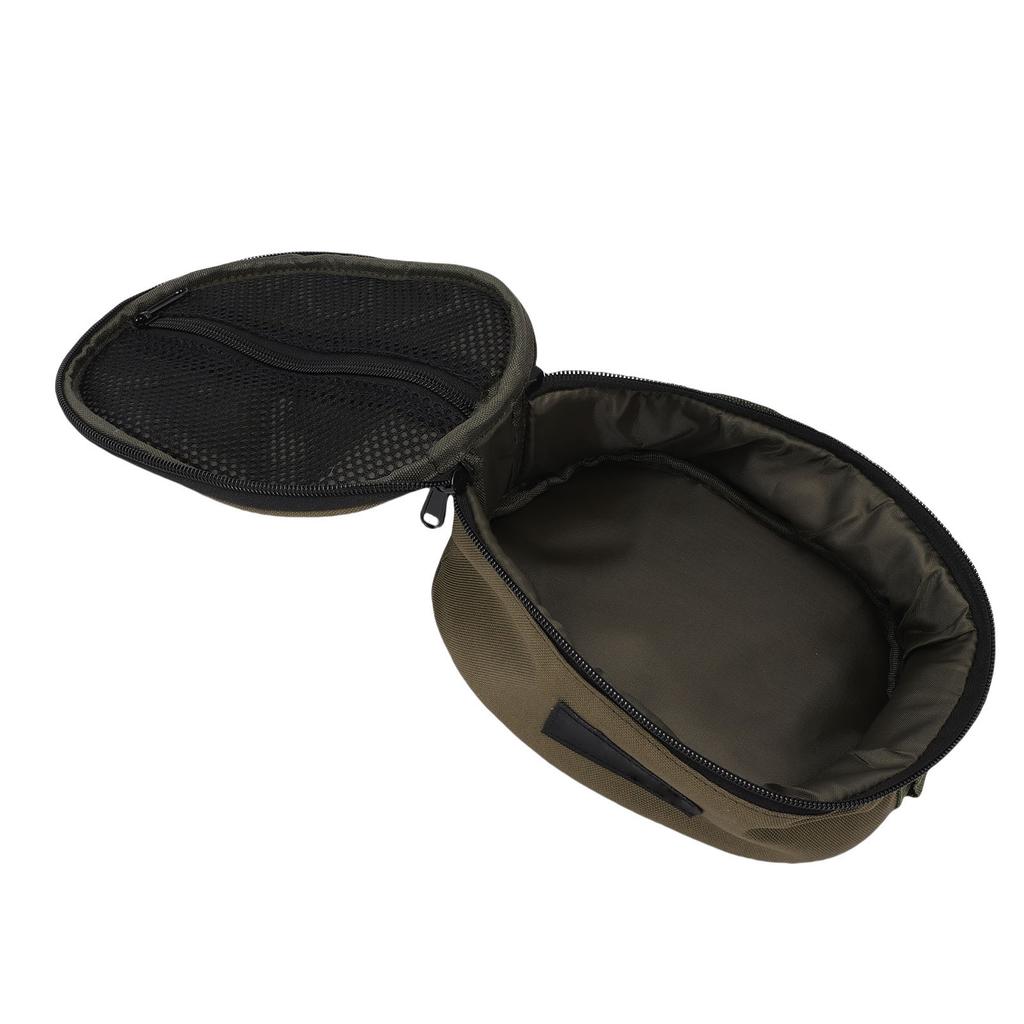 Outdoor Camping Bowl Cup Bag Lunch Box Storage Bag for Utensils Picnic 600D Polyester Fiber Green