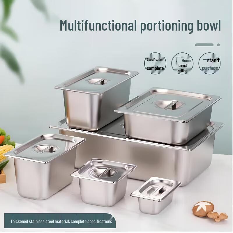 Rengge 304 Stainless Steel Gastronorm Pans & Lids