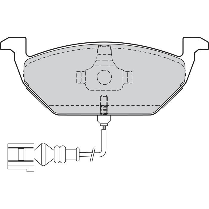 Plaquette de frein gamme first volskwagen new beetle - valeo - 301408