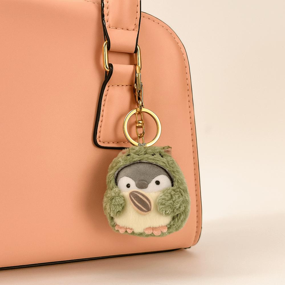PP Cotton Penguin Doll Bag Pendant Collection Plush Penguin Keychain  Backpack Decoration