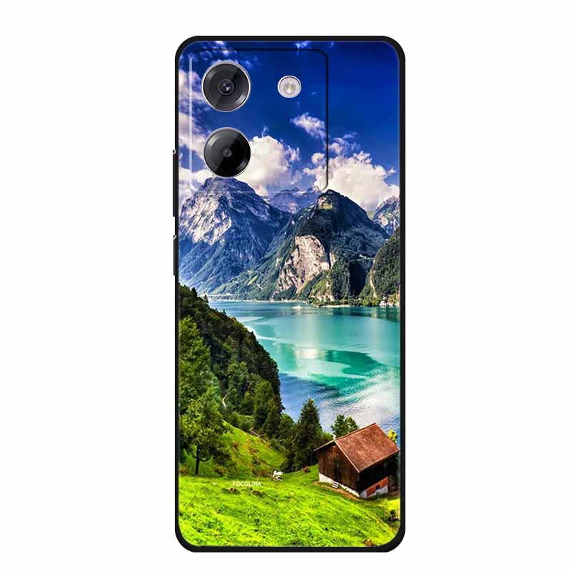 For Xiaomi Poco M7 Pro 5G Case M7Pro Coque Black Silicone Soft Back Cover Case For Poco M7 Pro Phone Case PocoM7 Pro Funda 6.67"