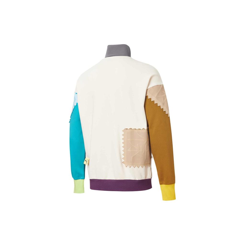 Puma X Michael Lau Collab Pulover din tricot cu guler ridicat pentru bărbați Topuri Eggnog 530350-75