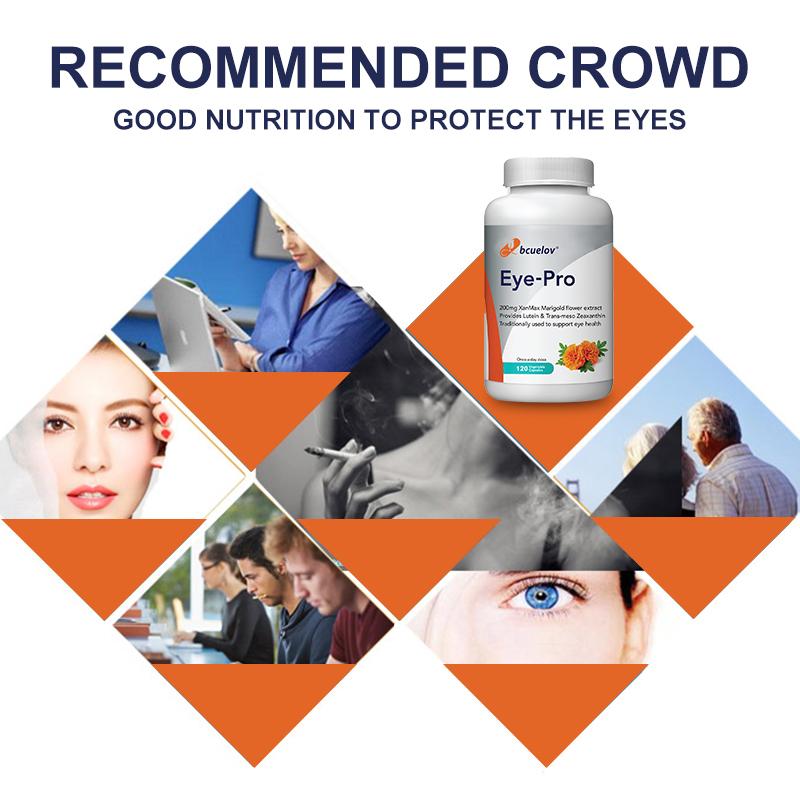 Bcuelov Eye Protection Capsules Lutein Corn Xanthan Marigold Flower Relieves Eye Fatigue 120 Vegetarian Capsules