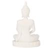Meditating Seated Buddha Statue Carving Figurine Craft for Home Decoration Ornament (Gold)