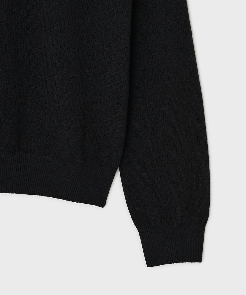 Bellie City V-Neck Sweater - Black