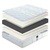 Matelas 180x200 cm, Thermotec, 24 cm, mémoire de forme, ferme, face été/hiver + 2 oreillers + couette