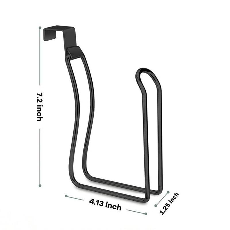 1PC Stainless Steel Toilet Paper Holder Wall Mounted Bathroom Tissue Roll Dispenser Kitchen Towel Garbage Bag hanging Rack