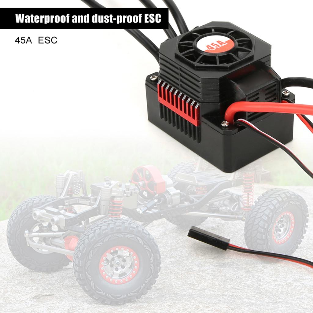 SURPASS 45A Waterproof Dust Proof Electric Speed Controller ESC RC Accessory