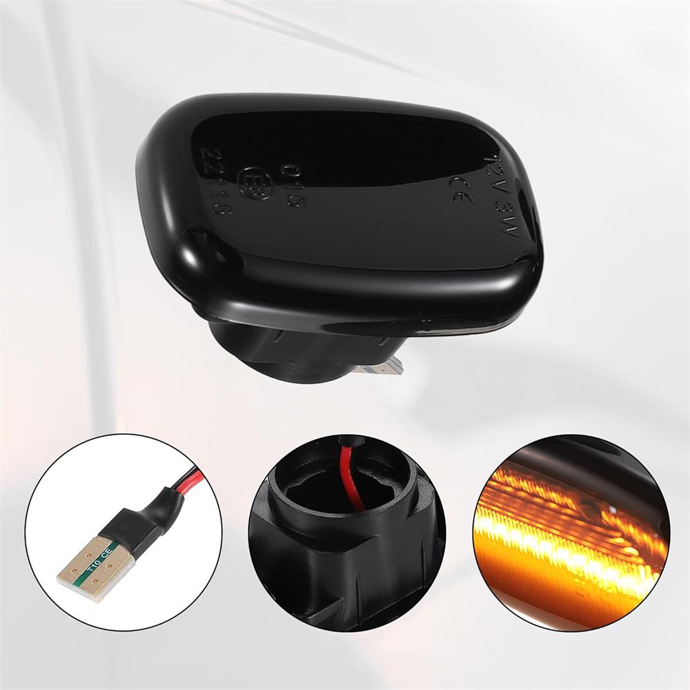 Sequential LED Side Marker Signal Lights 2x For Toyota Hilux Corolla Prius