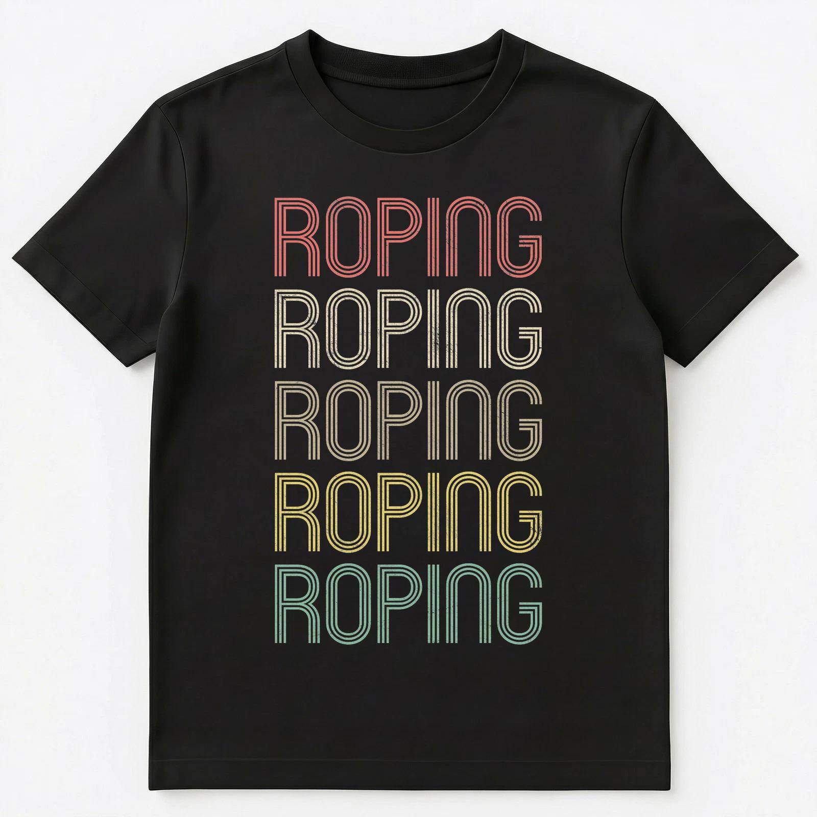 Retro Style Roping Unisex T-Shirt S