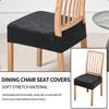 Waterproof Elastic Chair Seat Cushion Covers for Dining Chairs Washable Stretch Seat Protectors for Dining Room Party Banquet