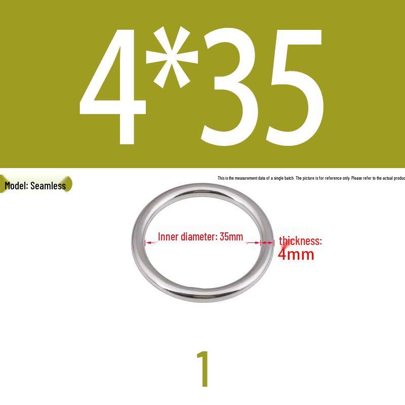 304 Stainless Steel Seamless O-Ring for Lifting and Hammock Yoga Connection