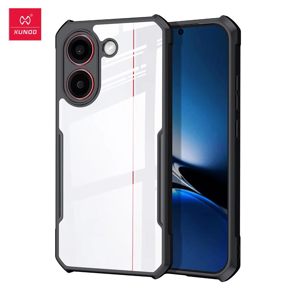 

For Xiaomi Redmi Turbo 5 Case XUNDD Casing Transparent Back Cover Airbag Shockproof Bumper Protective Cases For Xiaomi Redmi Turbo 5 чорний