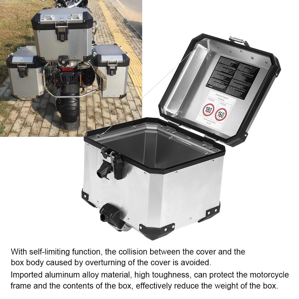 Motorcycle Detachable Rear Luggage Storage Box Saddlebag Toolbox Fit for R1200GS ADV 2014 2018