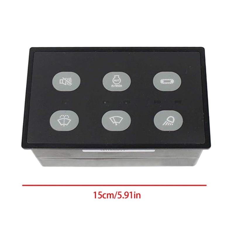 Head Lamp Wiper Control Panel For 315C 318C 319C 320C 322C 330C Multiple Excavator Models Enhanced Visibility 1636701