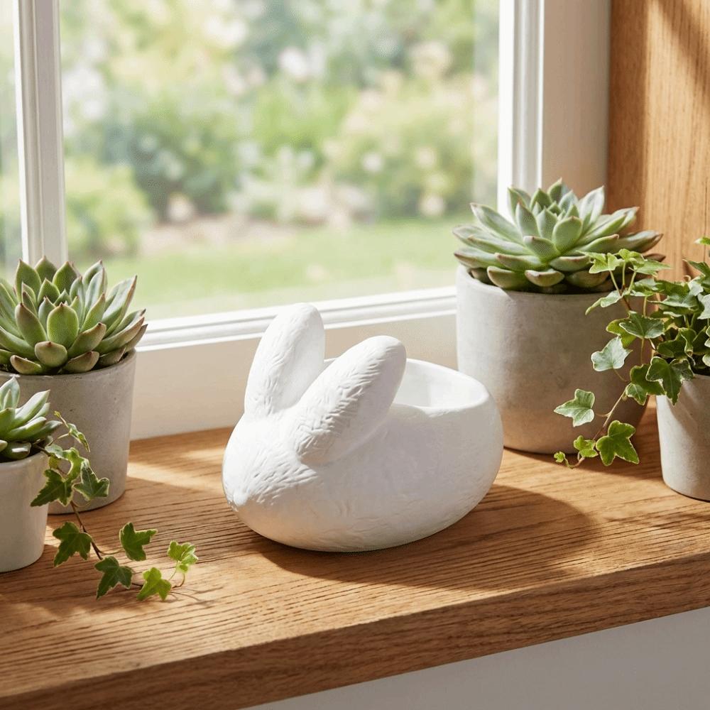 Cartoon Rabbit Candle Holders Classic Candlestick Creative Scented Candle Stand  Birthday