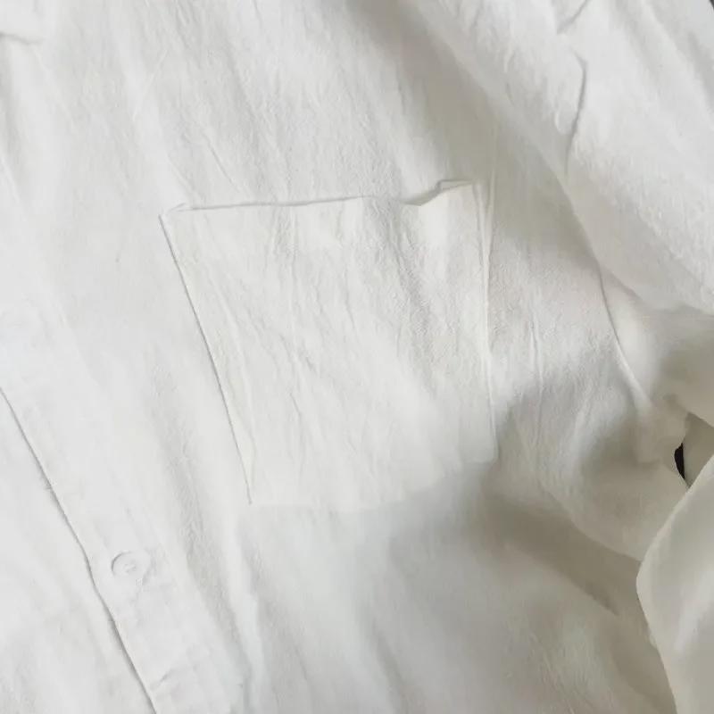 2023 Men's Hong Kong-Style Loose-Fit Splicing Long-Sleeved Shirt - New Spring Design