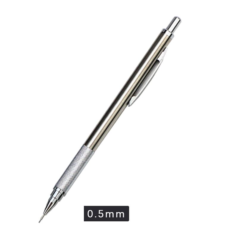 Cheap 0.5 0.7 0.9 1.3 2.0mm Metal Mechanical Pencil Students Art