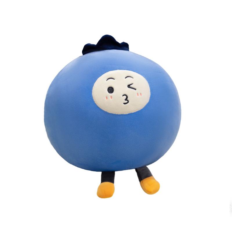 Creative Cute Expression Fruit Banana Throw Pillow Plush Toy Doll Orange Doll Small Pendant Children'S Doll