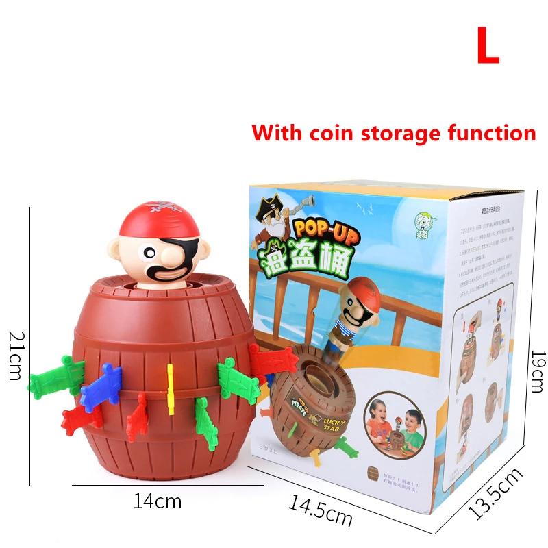 Lustiges Piratenfass Spielzeug Schwert Springen Piraten Spielbrett Kinder Halloween Spielzeug Eltern-Kind Interaktives Spielzeug Junge