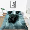 2023 New Style Wolf Print Bed Quilt Cover Comforter Duvet Covers Breathable Kids Friend Gift Cool Creative Home Decor Washable Bedclothes