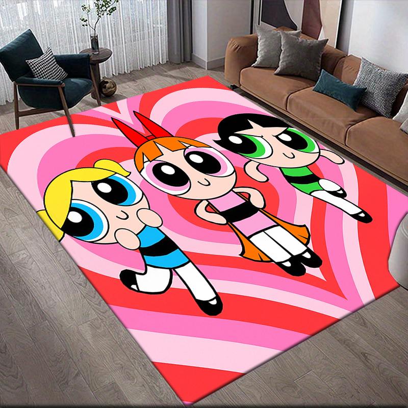 

The Powerpuff Girls Poster Square Area Rug, Non-Slip Floor Mat for Bedroom, Perfect Gift for Fans.chl 60x90cm