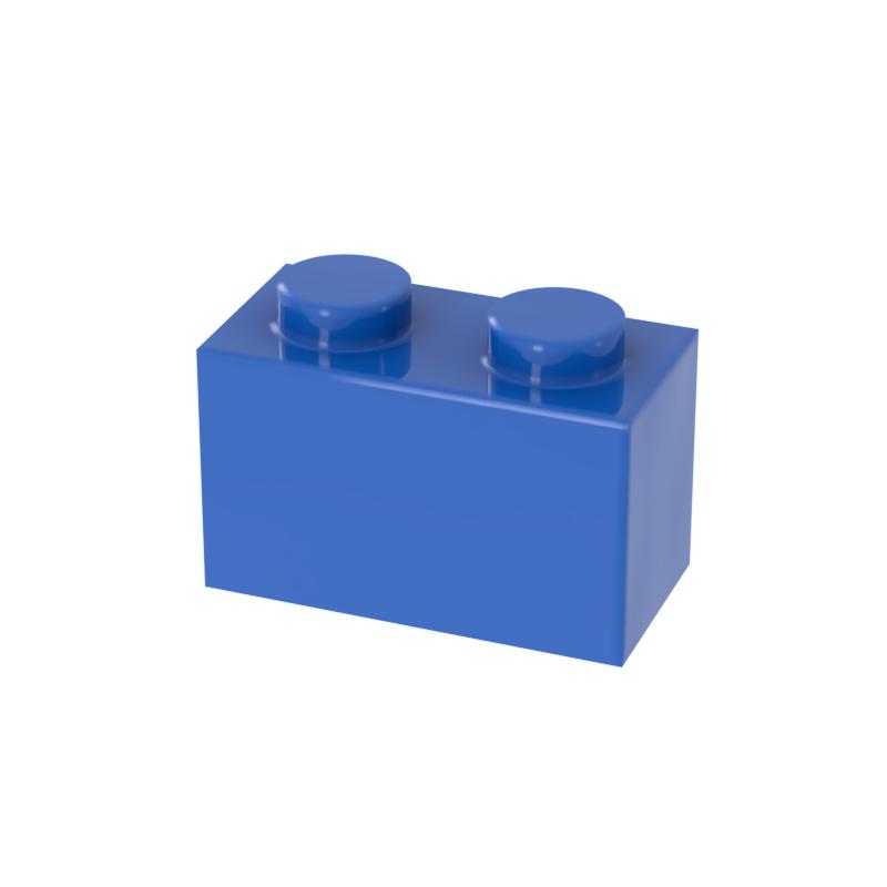 [FunBrick] 20/50/100PCS 1x2 Brick DIY Building Blocks Thick Figures Bricks Dots Creative Compatible With 3004 Toy f