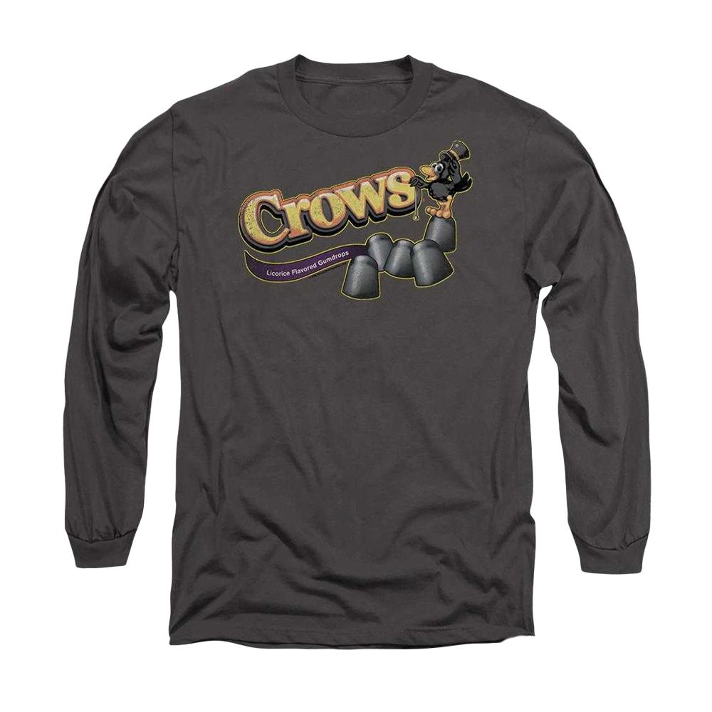 The Crow Unisex Adult Tootsie Roll Long-Sleeved T-Shirt